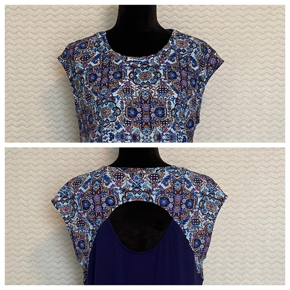 EUC Pixley Cavello Cutout Back Top - Medium